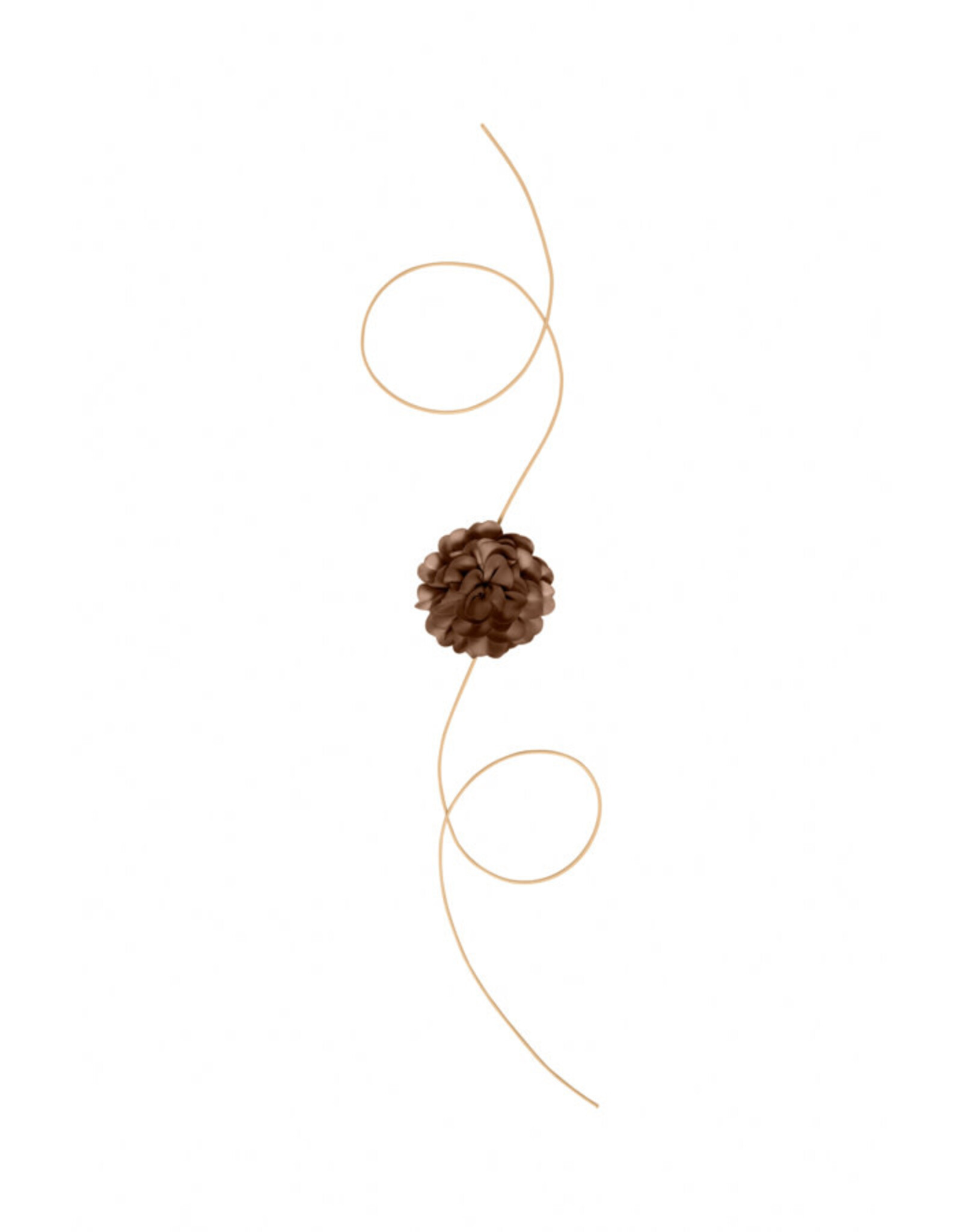 b.young b.young - Velse Flower Choker (Walnut)