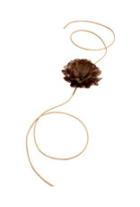 b.young b.young - Velse Flower Choker (Walnut)