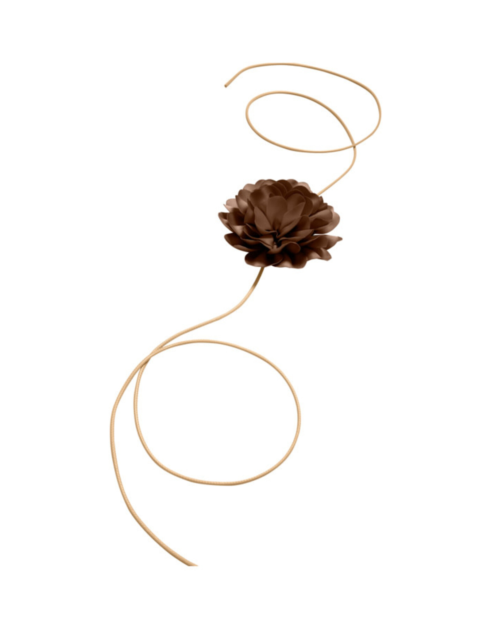 b.young b.young - Velse Flower Choker (Walnut)