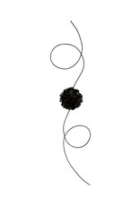 b.young b.young - Velse Flower Choker (Black)