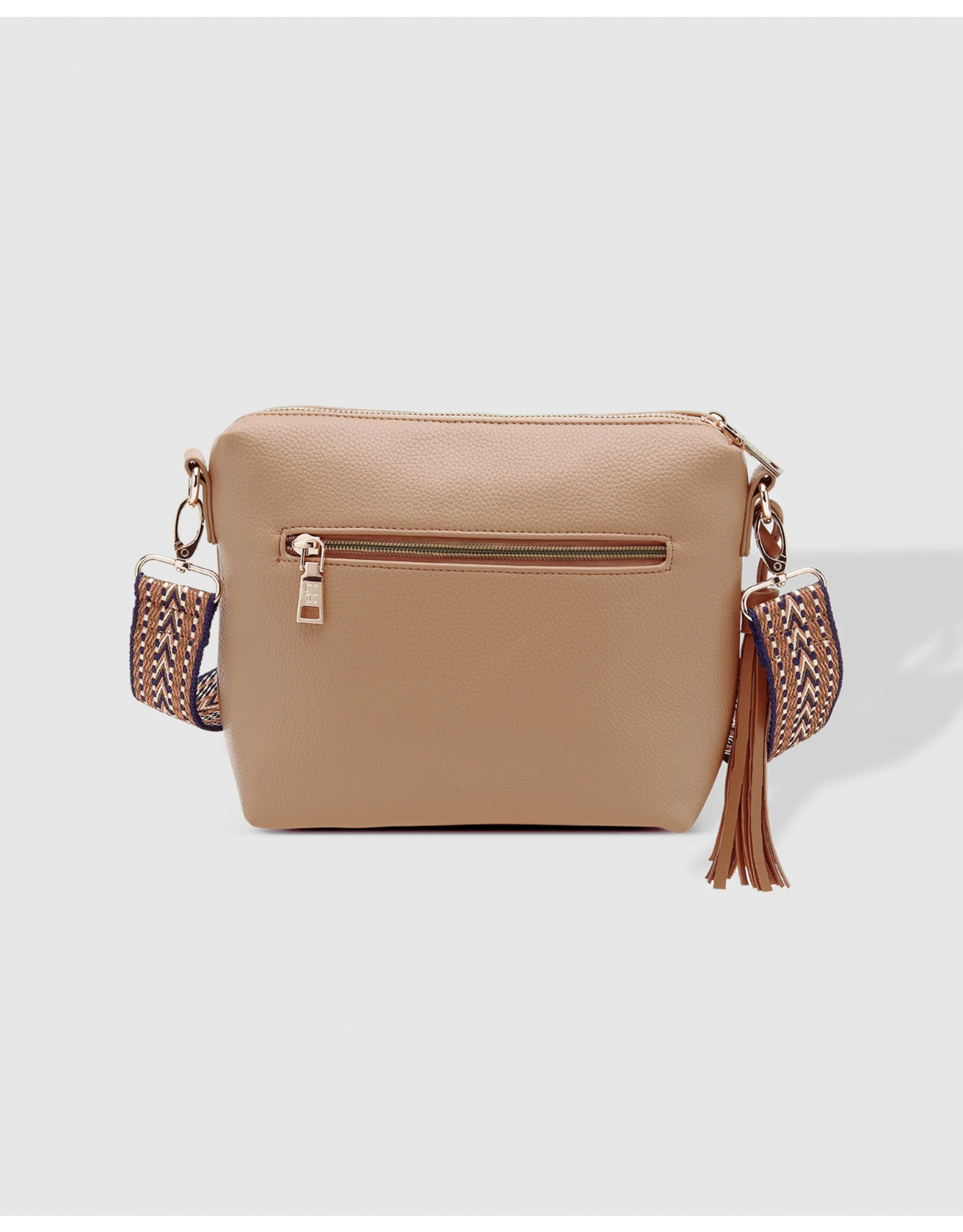 Louenhide Louenhide - Kasey Crossbody Bag with Fun Strap (Latte)