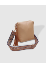 Louenhide Louenhide - Kasey Crossbody Bag with Fun Strap (Latte)