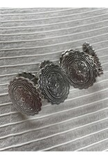 Blandice Burnished silver stretch bracelet