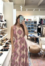 NKN Barcelona NKN Barcelona - Long printed dress with waist cutouts (Pink)