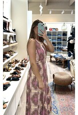 NKN Barcelona NKN Barcelona - Long printed dress with waist cutouts (Pink)