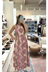 NKN Barcelona NKN Barcelona - Long printed dress with waist cutouts (Pink)