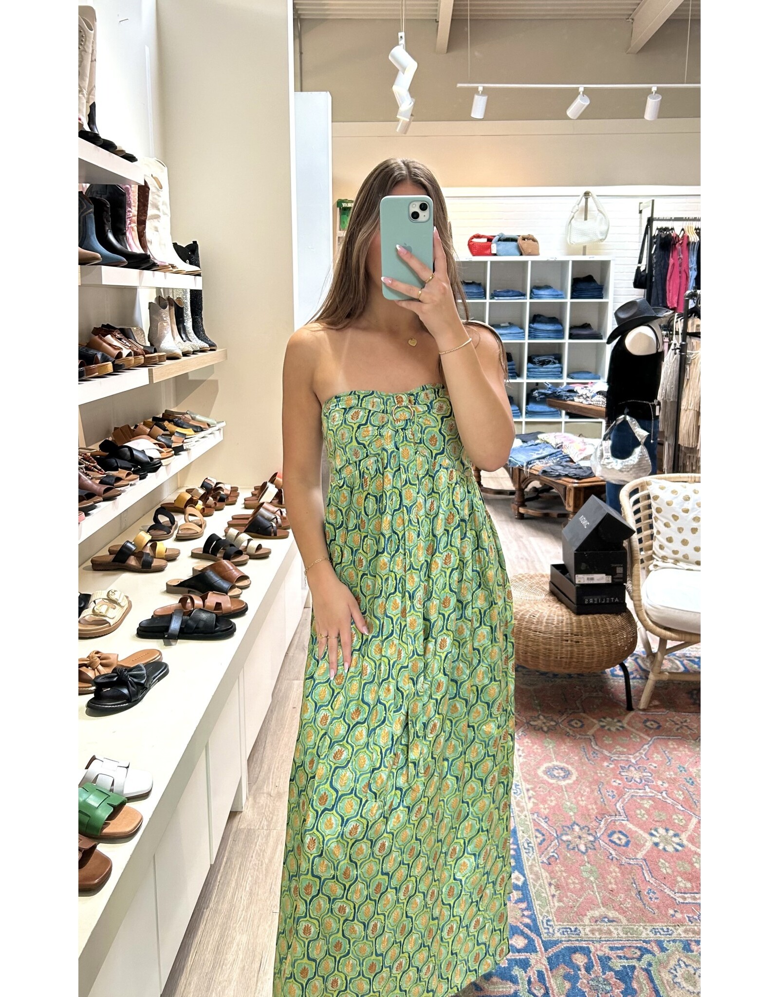 NKN Barcelona NKN Barcelona - Long printed dress (Green)