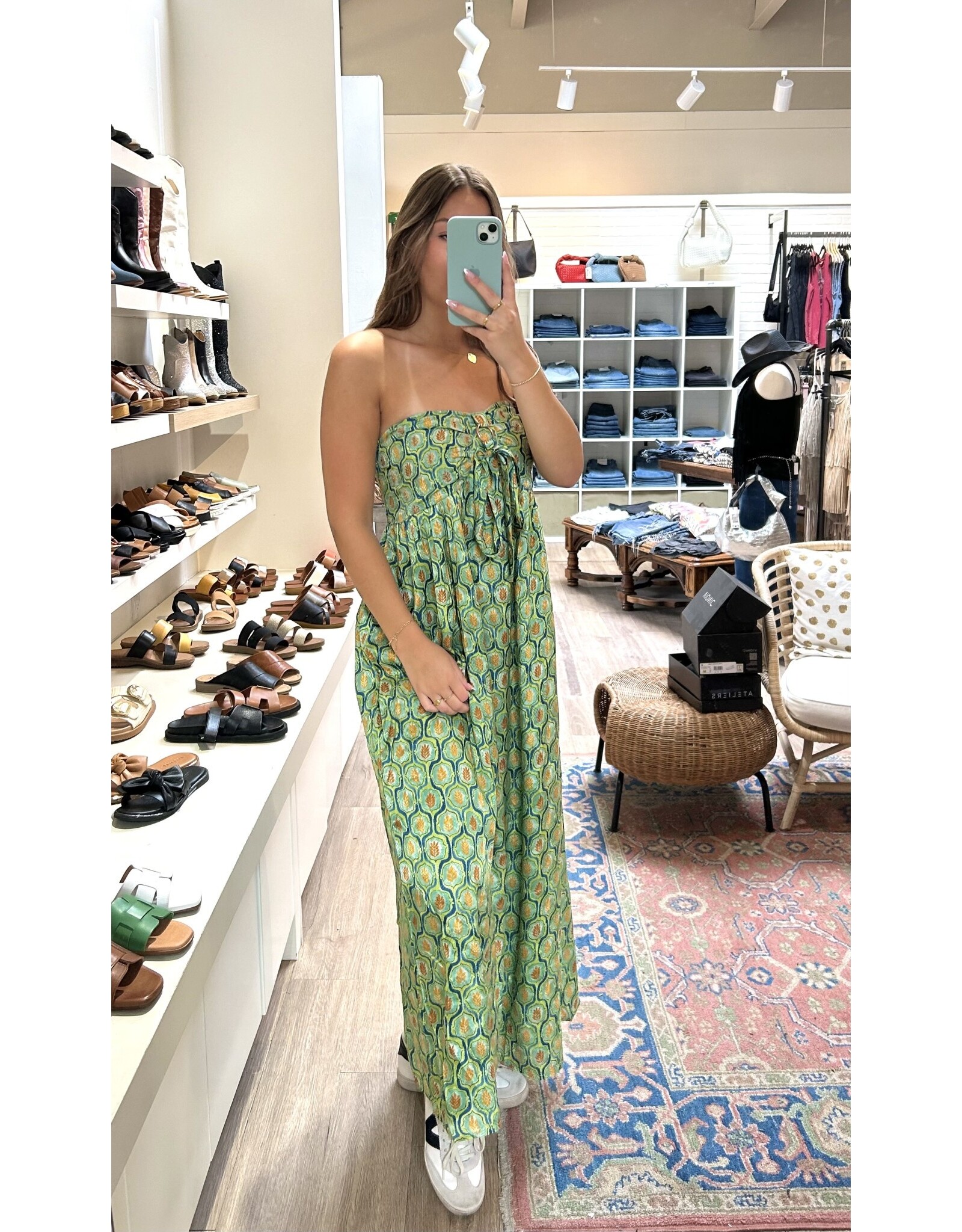 NKN Barcelona NKN Barcelona - Long printed dress (Green)