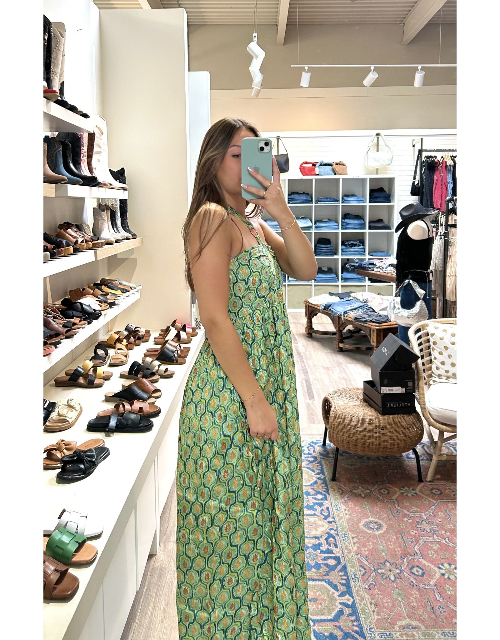 NKN Barcelona NKN Barcelona - Long printed dress (Green)