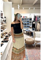 NKN Barcelona NKN Barcelona - Long printed skirt (Green)