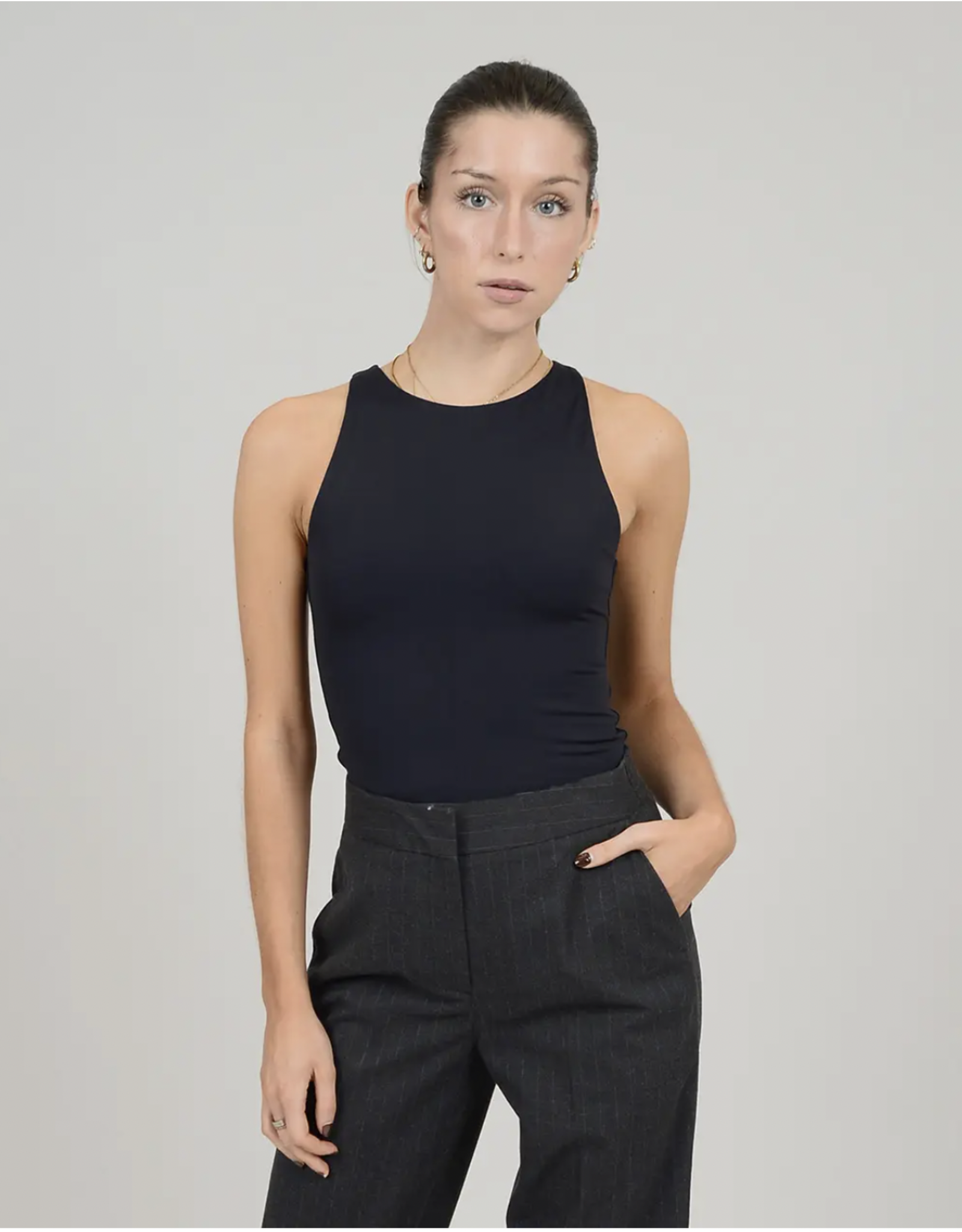 RD Style RD Style - Second Skin Roxanna crew neck bodysuit (black)
