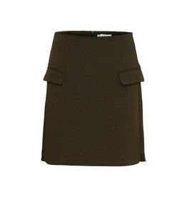 ICHI ICHI - Kate skirt (Black / Lizard Herringbone))