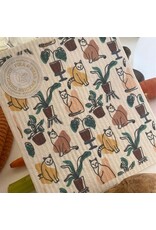 Pika & Bear Pika & Bear - "Cat-ATOMIC" Atomic Cats Design Swedish Dishcloth