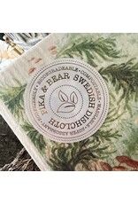 Pika & Bear Pika & Bear - "Pangaea" Ancient Forest Design Swedish Dishcloth