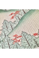 Pika & Bear Pika & Bear - "Gahara" Japanese Mountain Forest Design Swedish Dishcloth