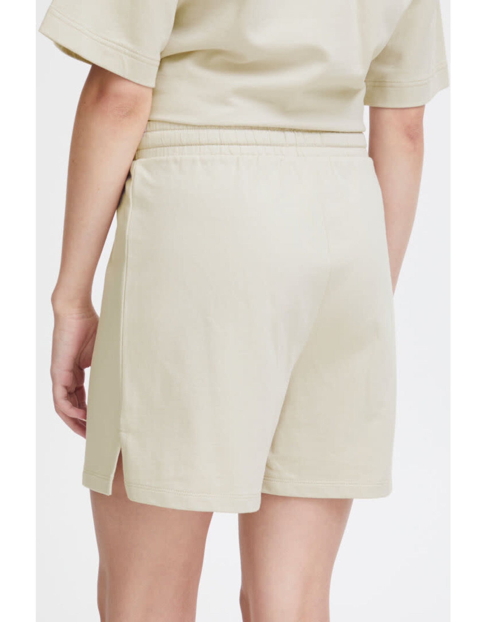 ICHI ICHI - Ocie Cotton Shorts (Silver Gray)