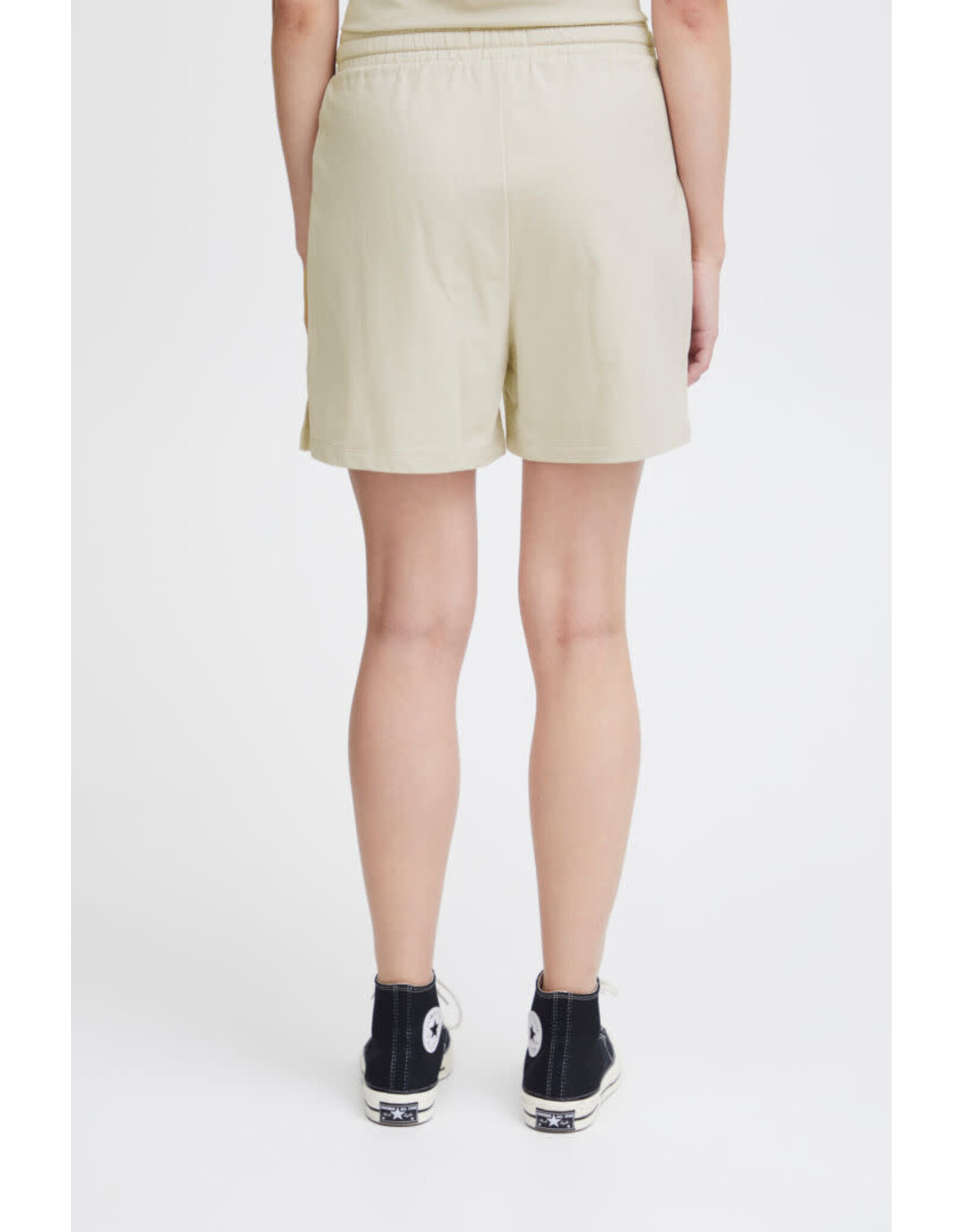 ICHI ICHI - Ocie Cotton Shorts (Silver Gray)
