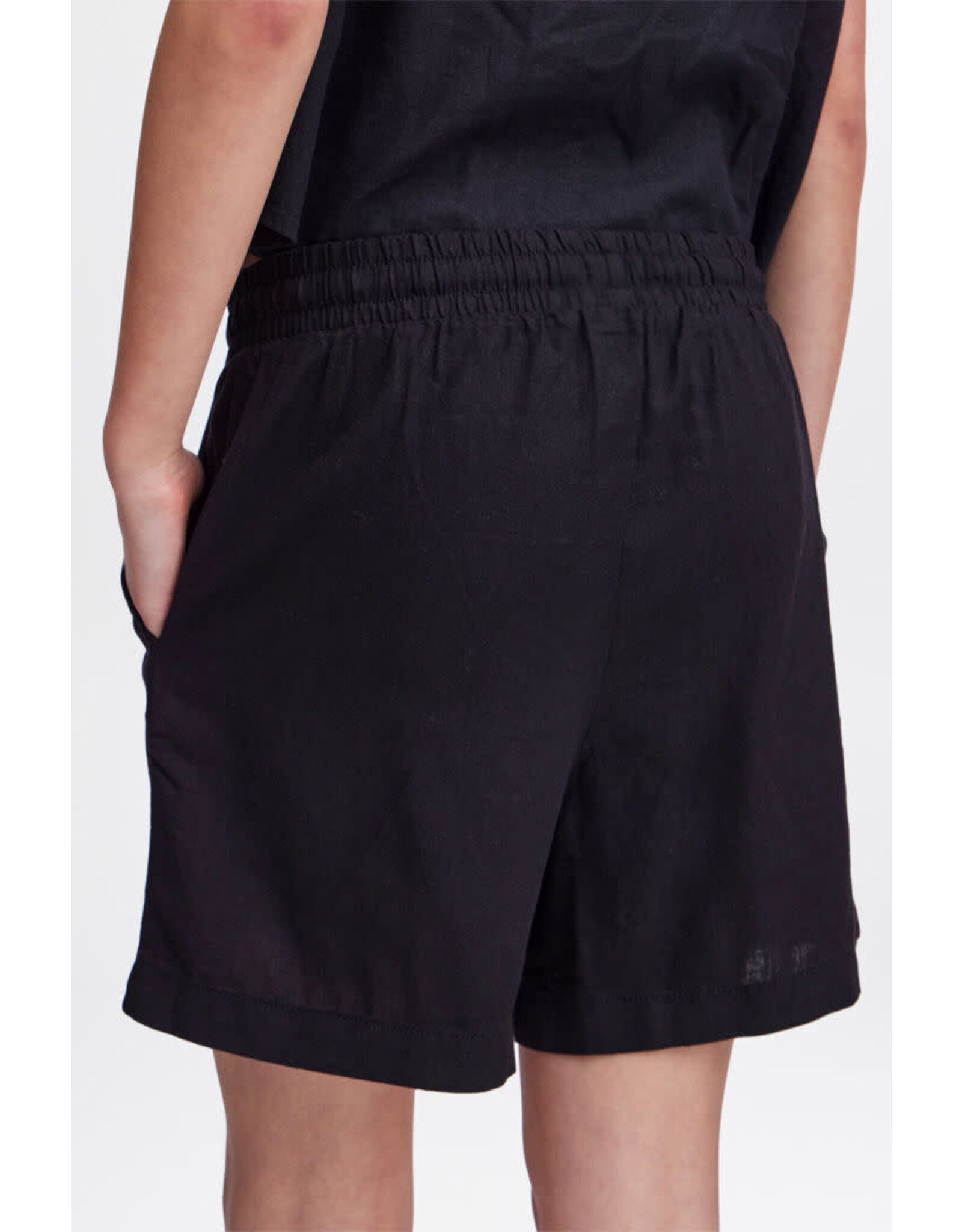 ICHI ICHI - Lino shorts (Black)