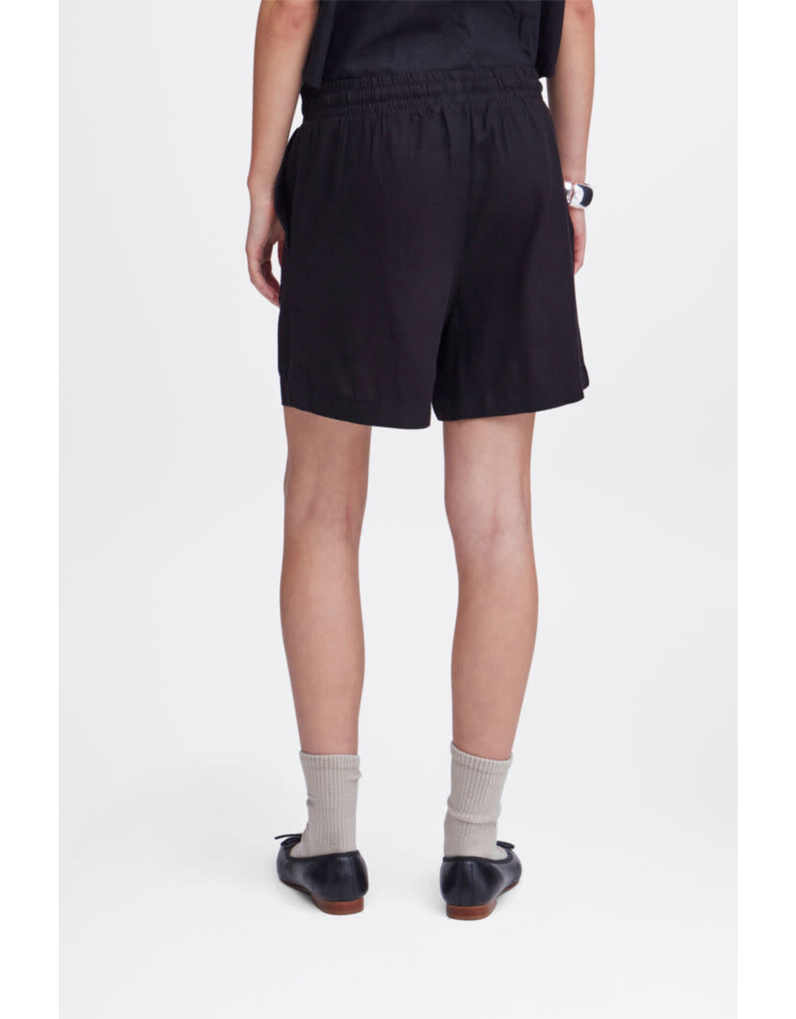 ICHI ICHI - Lino shorts (Black)