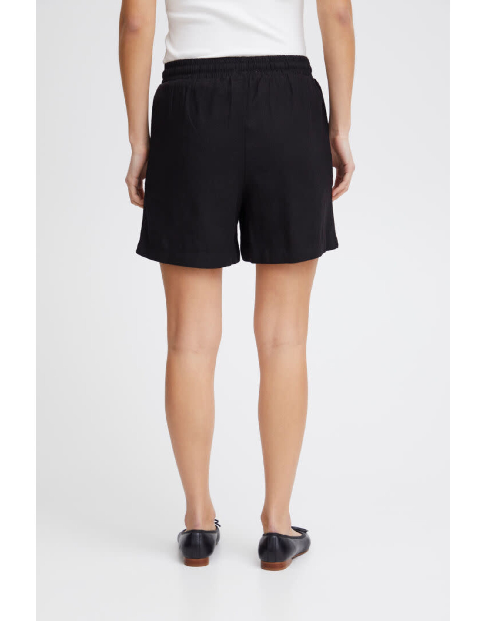 ICHI ICHI - Lino shorts (Black)