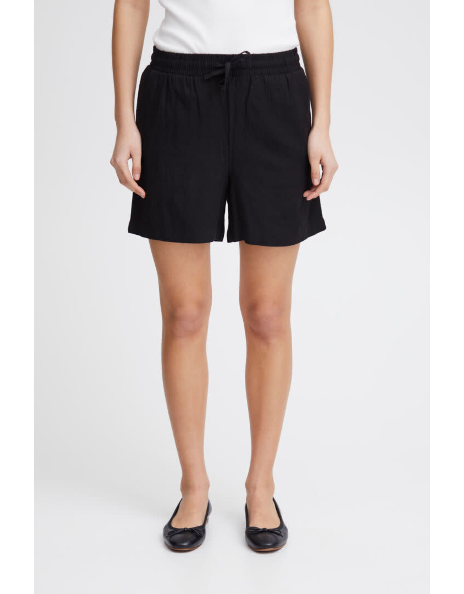 ICHI ICHI - Lino shorts (Black)