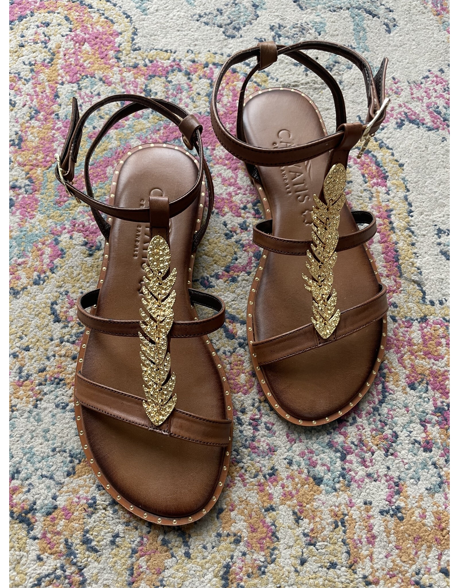 Caryatis Caryatis - Athena sandal (Brown)