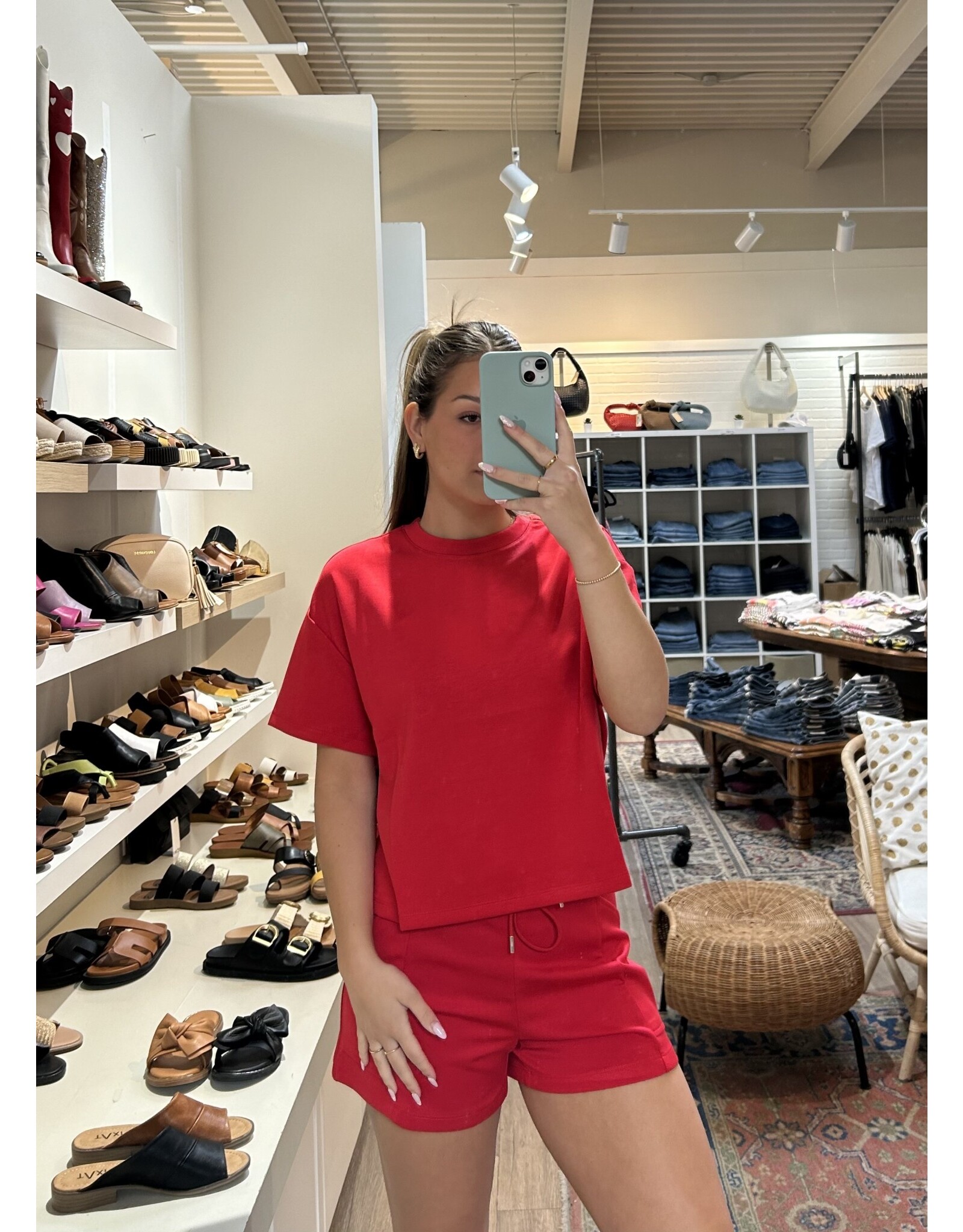 RD Style RD Style - Tess soft scuba top (Engine red)