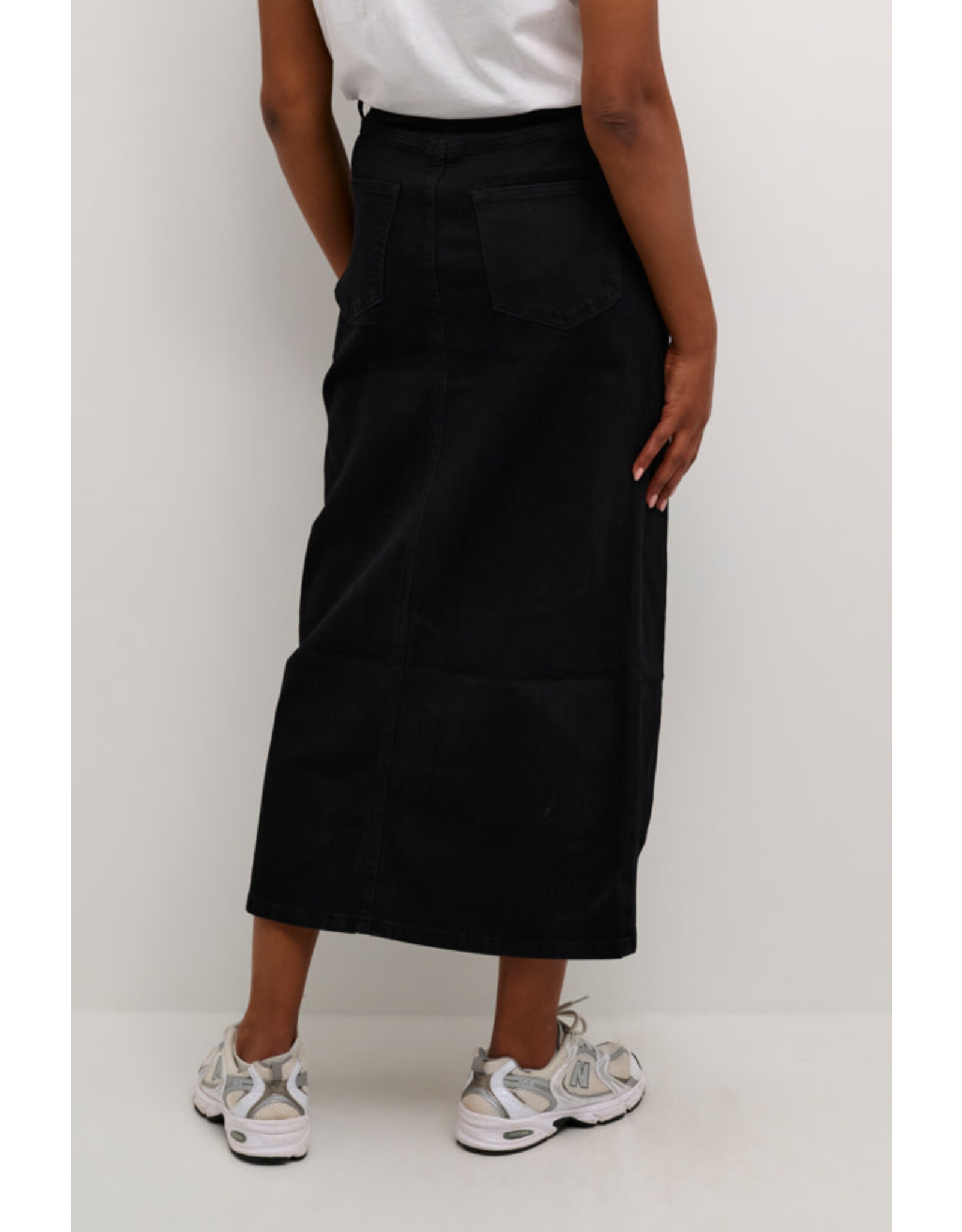 Kaffe Kaffe - Sinem Denim Skirt (Black Deep)