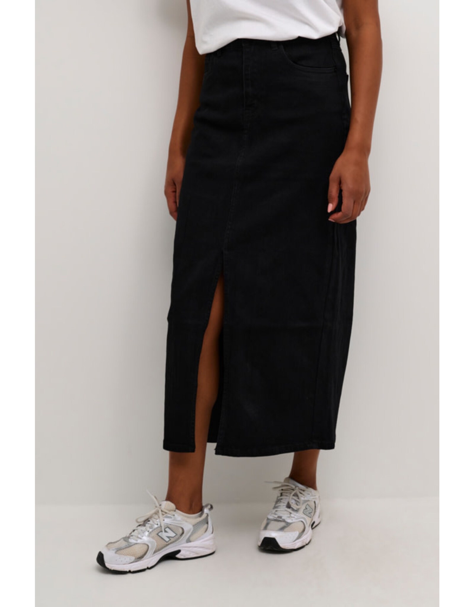 Kaffe Kaffe - Sinem Denim Skirt (Black Deep)