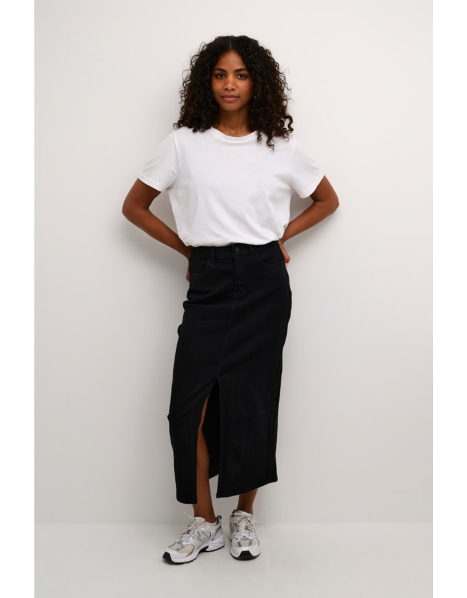 Kaffe Kaffe - Sinem Denim Skirt (Black Deep)