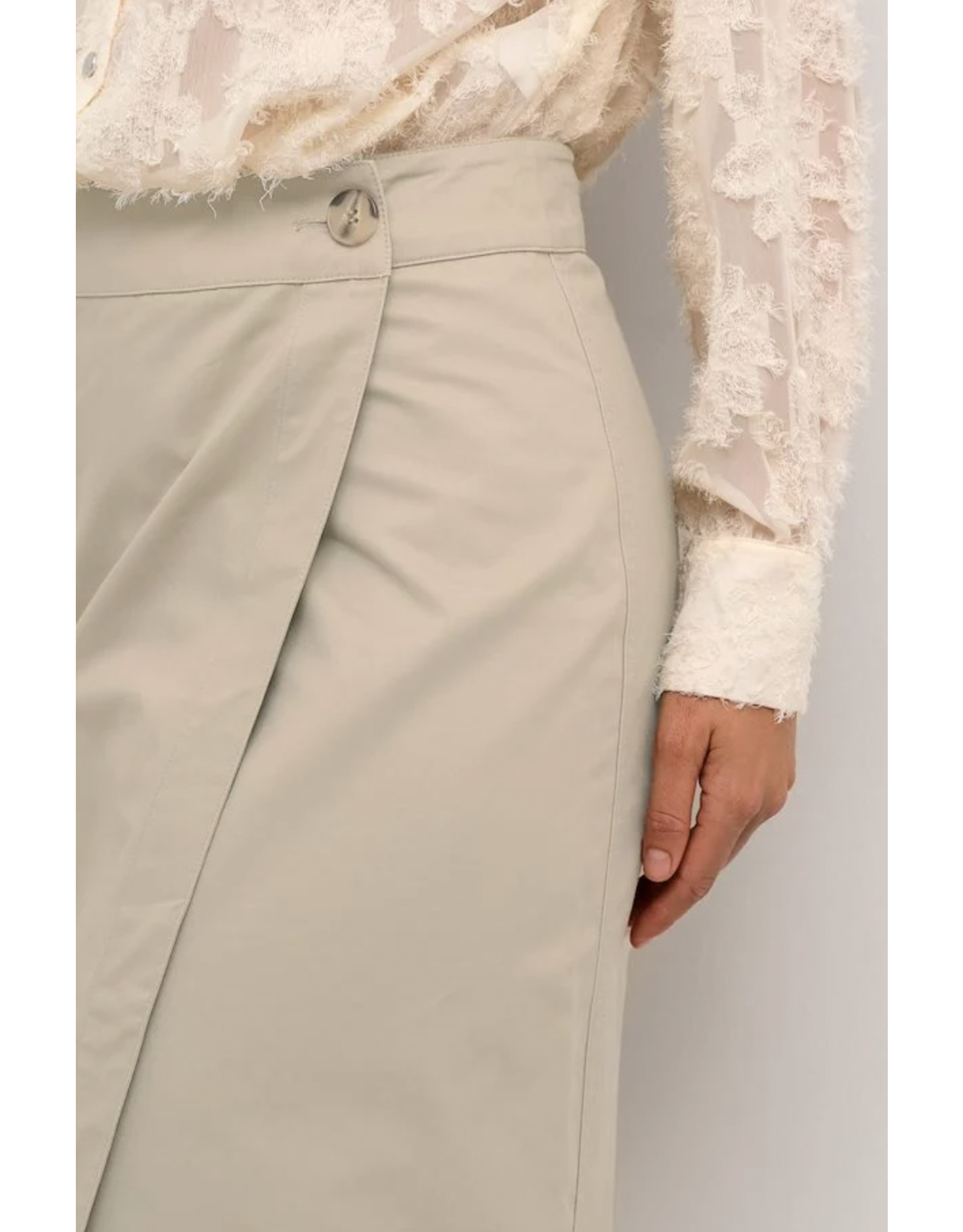 Kaffe Kaffe - Frido wrap skirt (Chinchilla)