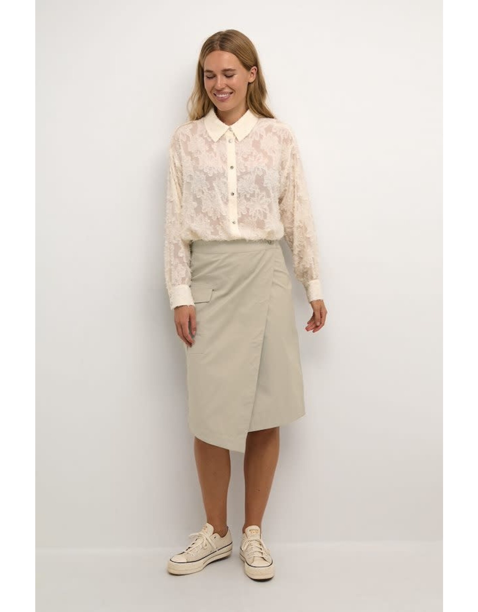 Kaffe Kaffe - Frido wrap skirt (Chinchilla)