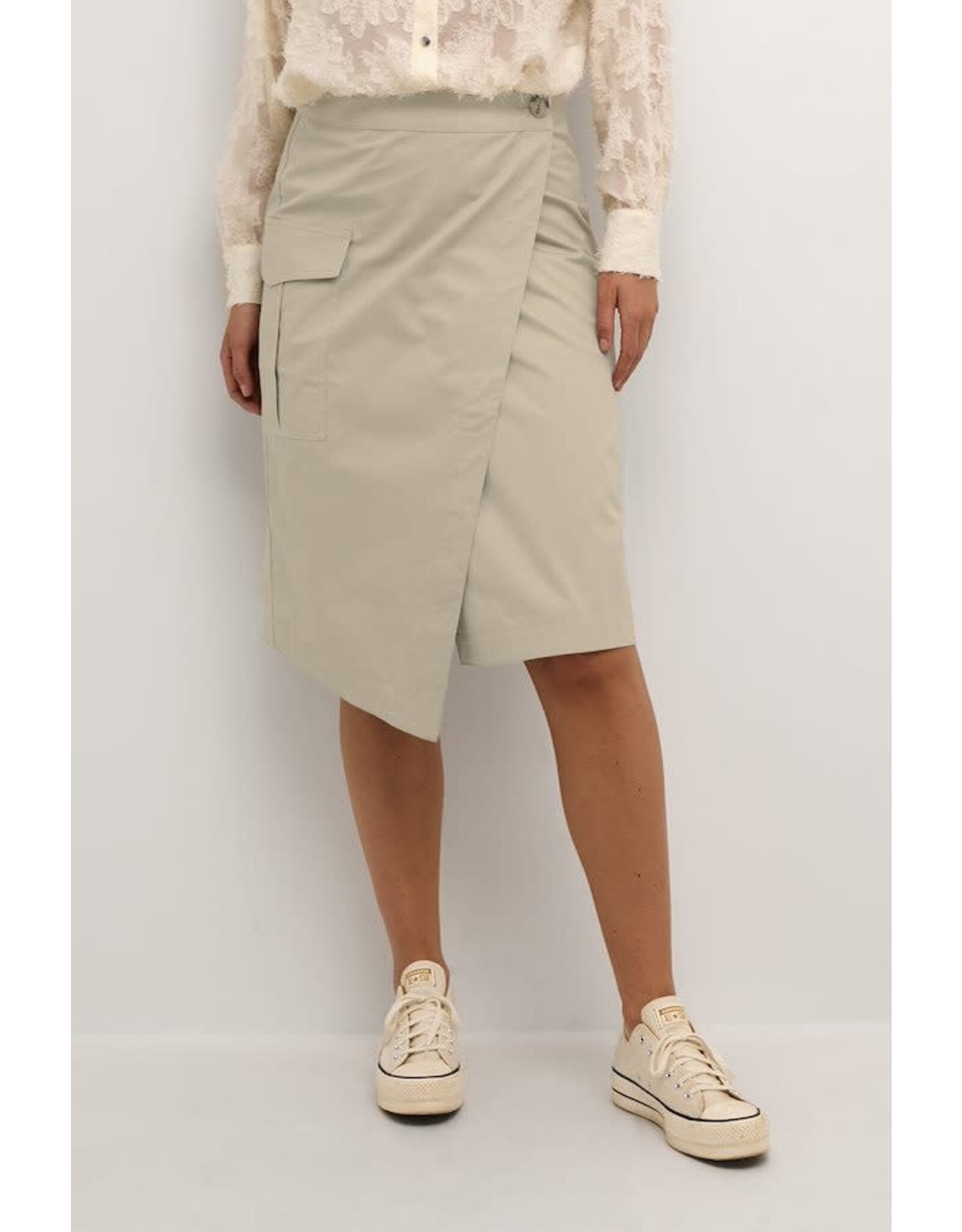 Kaffe Kaffe - Frido wrap skirt (Chinchilla)
