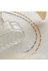 Pika & Bear Pika & Bear - "Figaro" Flat Link Patterned Chain Bracelet
