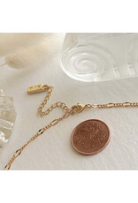Pika & Bear Pika & Bear - "Figaro" Flat Link Patterned Chain Bracelet
