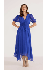 Mink Pink Mink Pink - Lily Hanky Hem Midi Dress (Sapphire)