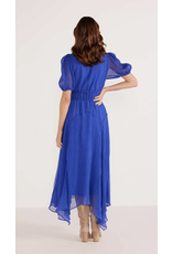 Mink Pink Mink Pink - Lily Hanky Hem Midi Dress (Sapphire)