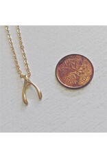 Pika & Bear Pika & Bear - "Wish" Wishbone Charm Necklace