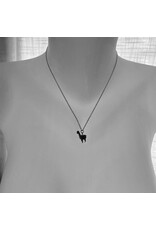Pika & Bear Pika & Bear - "Tina" Tiny Llama Charm Necklace