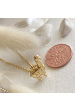 Pika & Bear Pika & Bear - "Tina" Tiny Llama Charm Necklace
