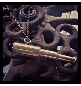 Pika & Bear Pika & Bear - "Explorer" Brass Telescope Necklace