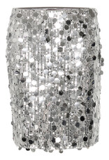 Cream Cream - Sparkle Skirt (Silver Sequin)