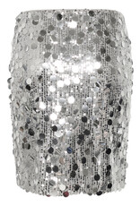 Cream Cream - Sparkle Skirt (Silver Sequin)