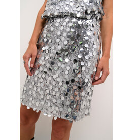 Cream Cream - Sparkle Skirt (Silver Sequin)