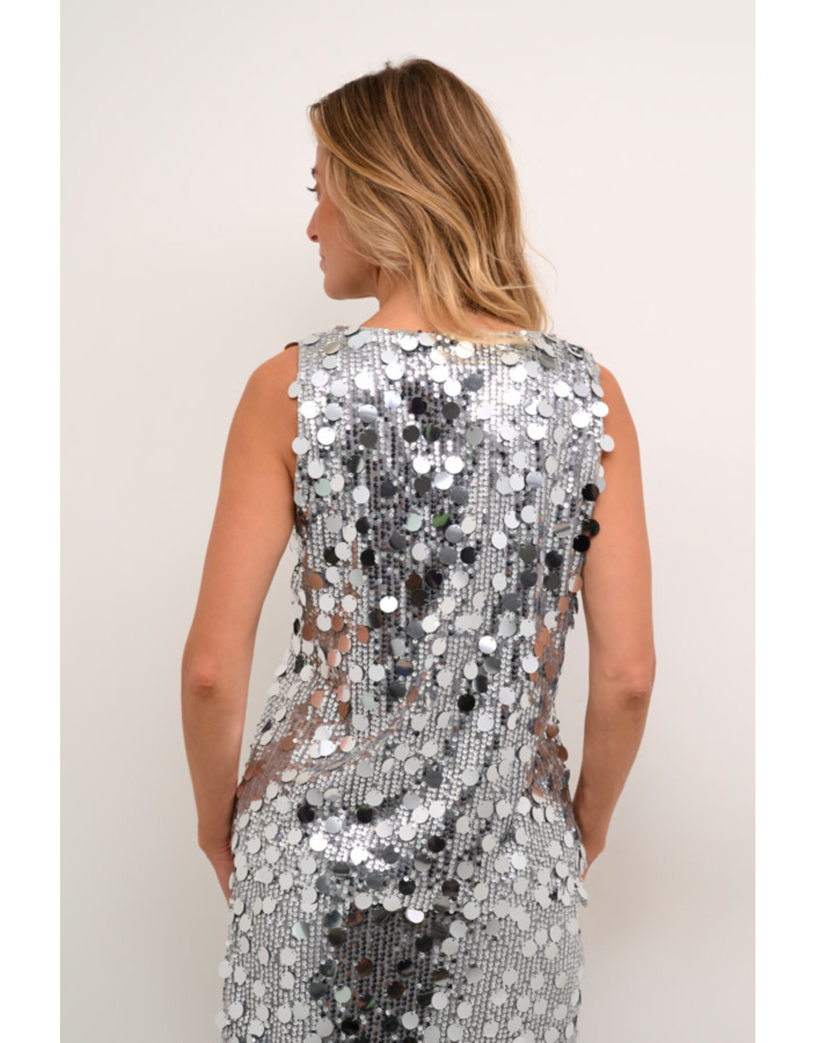 Cream Cream - Sparkle Top (Silver Sequin)
