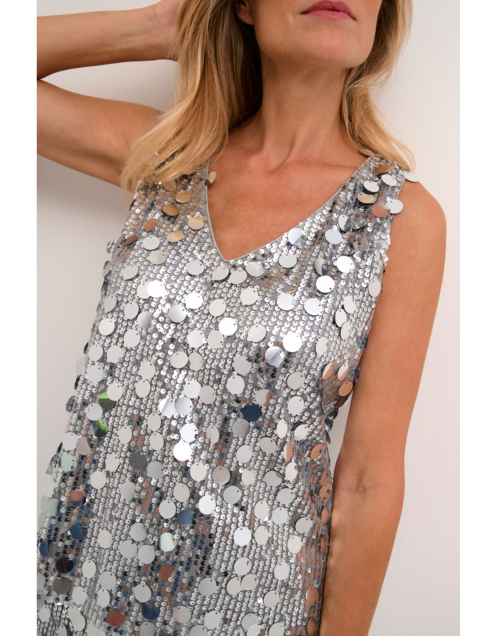 Cream Cream - Sparkle Top (Silver Sequin)