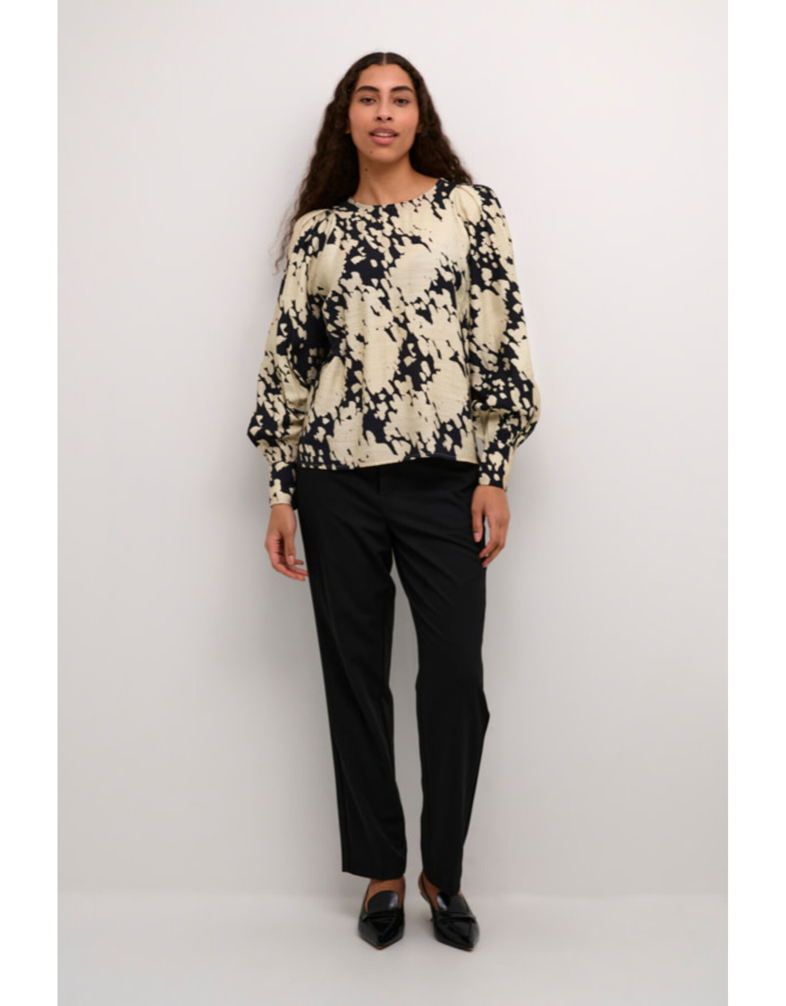 Kaffe Kaffe - Louise Blouse (Black / Graphite)