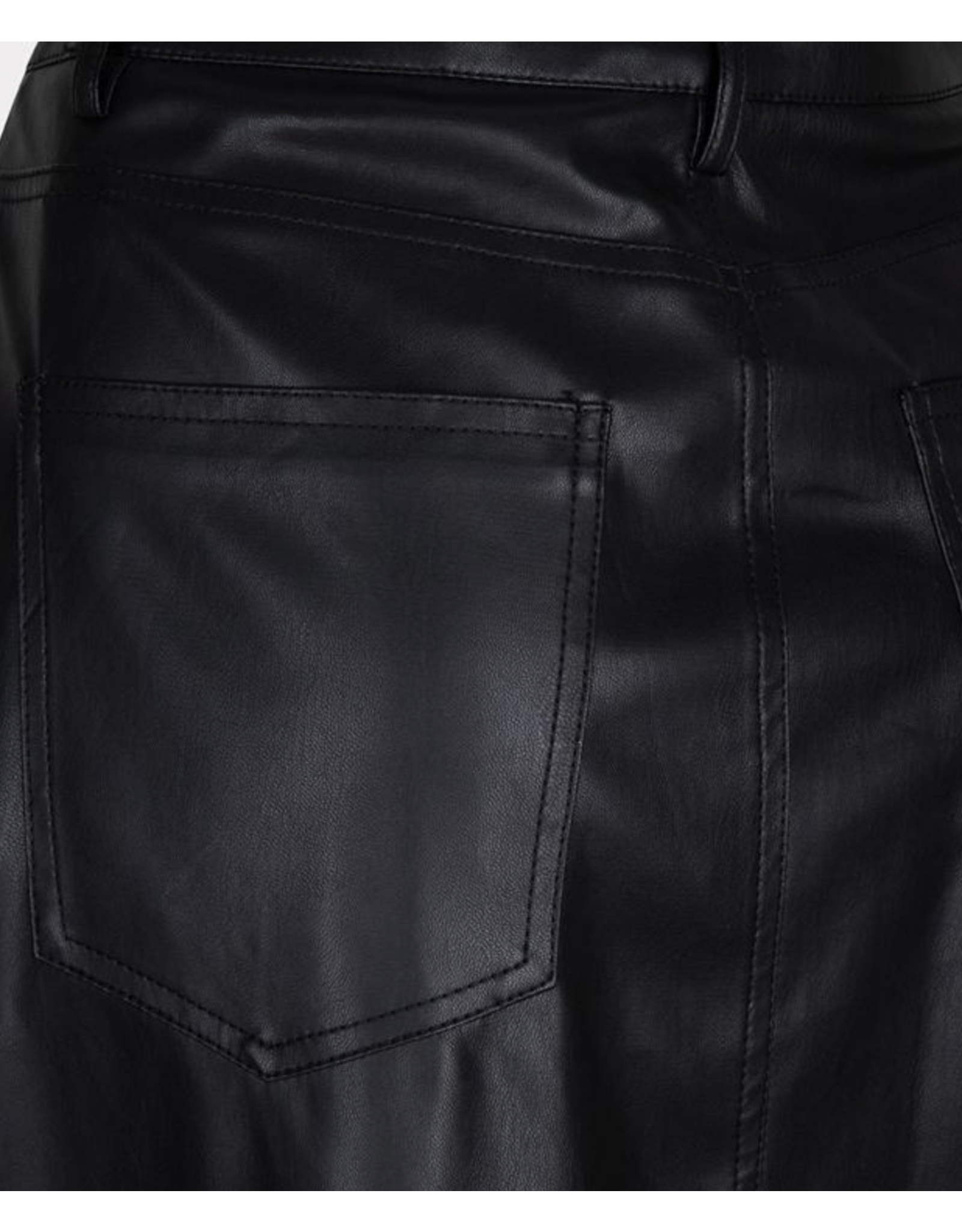EsQualo EsQualo - Vegan Leather Maxi Skirt (Black)