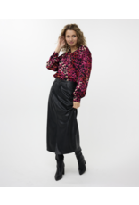 EsQualo EsQualo - Vegan Leather Maxi Skirt (Black)