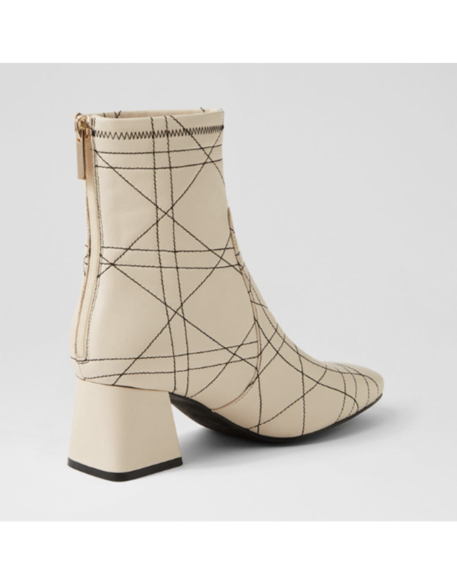 Django and Juliette Django & Juliette - Vian (Cream - Black stitch leather)